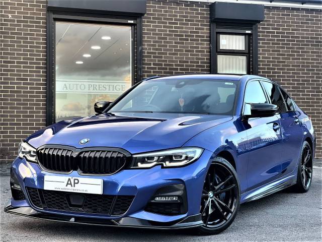 BMW 3 Series 2.0 320d M Sport 4dr Step Auto FULL M PERFORMANCE PACK+M SPORT + PACK Saloon Diesel Blue