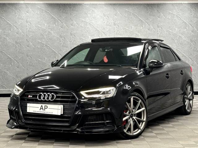 Audi A3 2.0 S3 TFSI Quattro Black Edition 4dr S Tronic Saloon Petrol Black