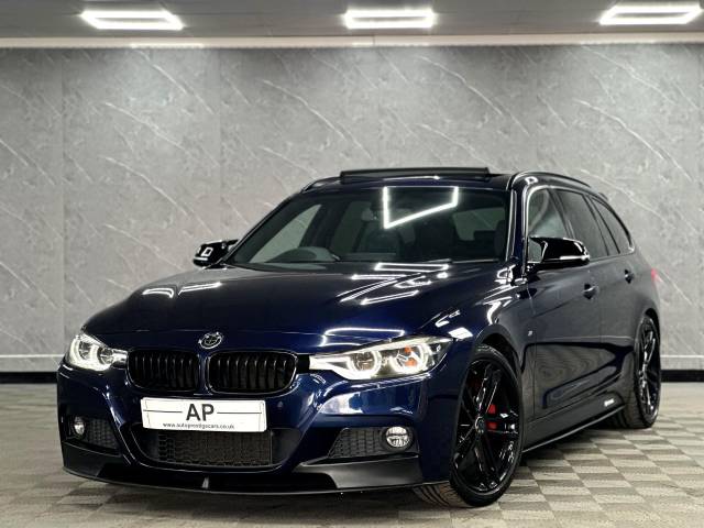 BMW 3 Series 3.0 340i M Sport Shadow Edition 5dr Step Auto Estate Petrol Blue